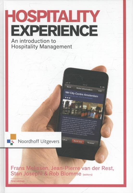 Hospitality Experience: An Introduction to Hospitality Management book