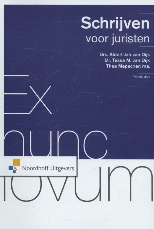 Schrijven voor juristen book