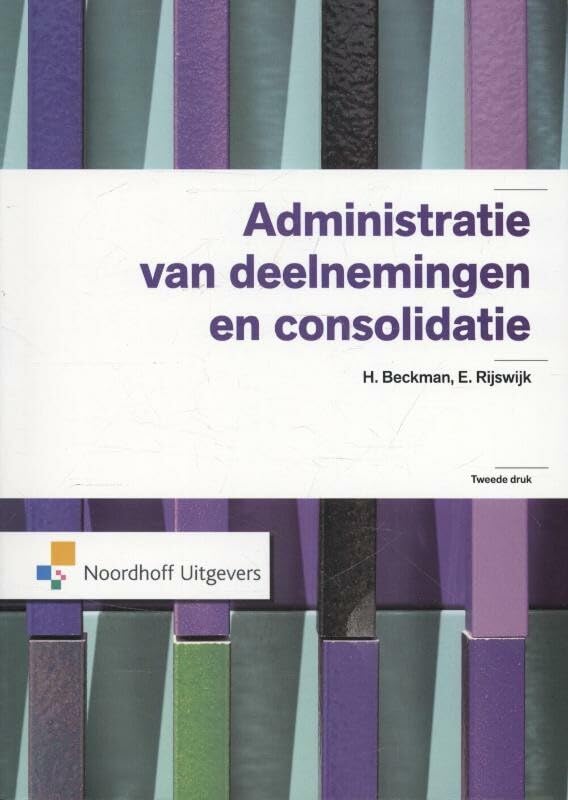 Administratie van deelnemingen en consolidatie book