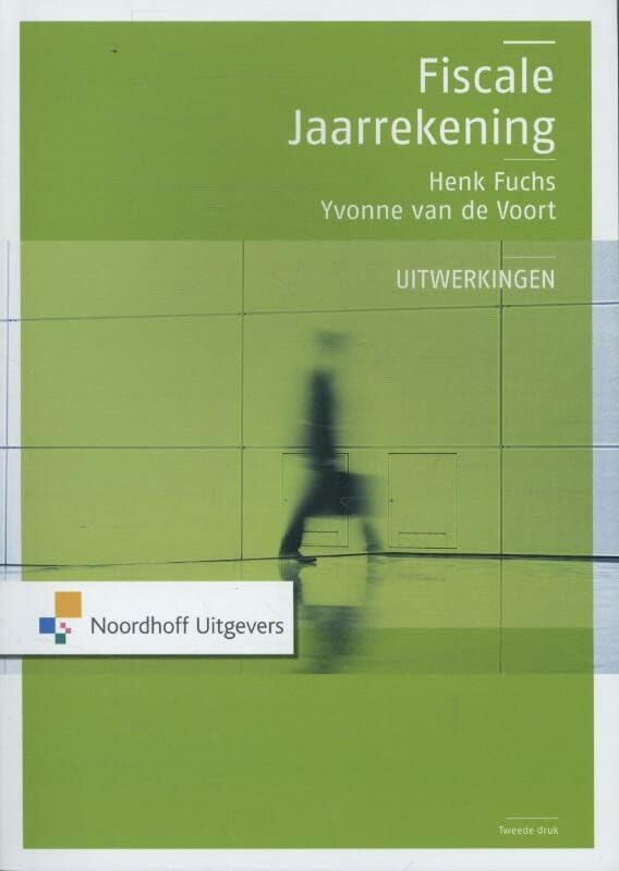 Fiscale jaarrekening uitwerkingen book