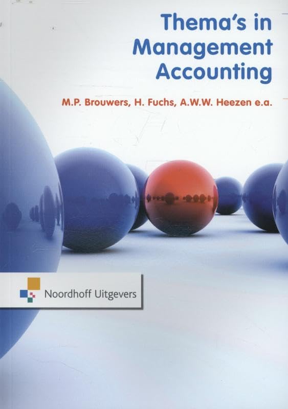 Thema's in management accounting RUG book