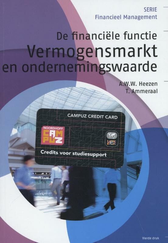 De financiële functie: Vermogensmarkt en ondernemingswaarde book