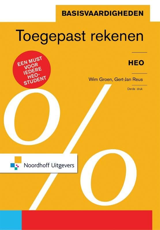 Basisvaardigheden toegepast rekenen: voor het HEO book