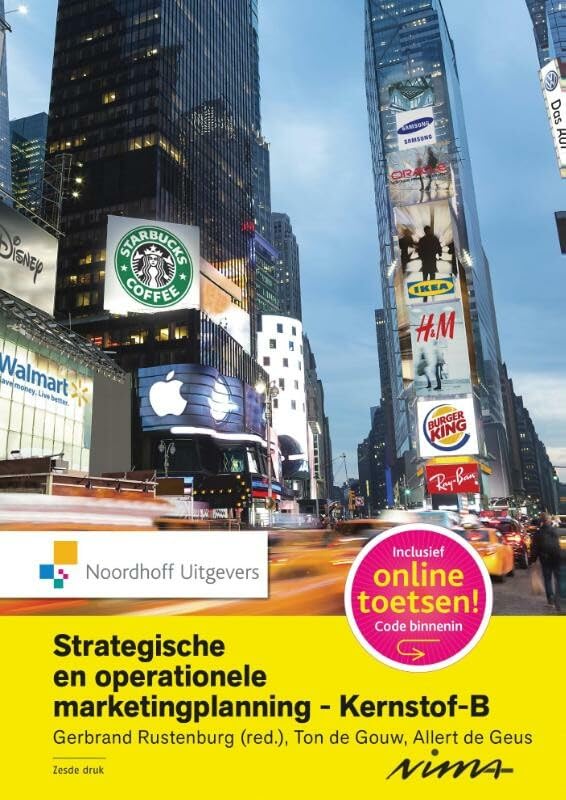 Strategische en operationele marketingplanning- Kernstof B book