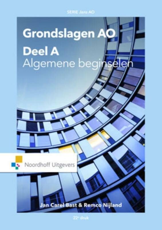 Grondslagen administratieve organisatie: deel A Algemene beginselen book