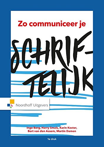 Vast Boek (Zo communiceer je schriftelijk) Non-fiction