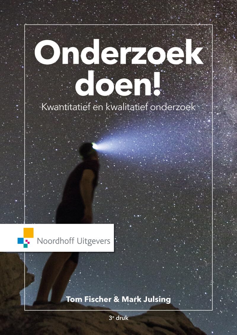 Vast Boek: Kwantitatief en kwalitatief onderzoek (Noordhoff) Learning & Reference