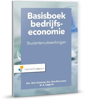 Basisboek bedrijfseconomie-studentenuitwerkingen book