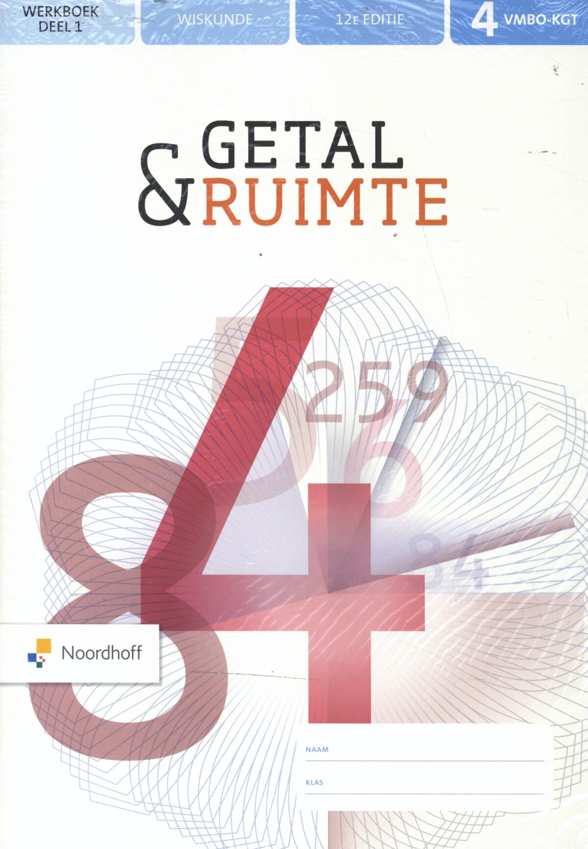 Getal & Ruimte 12e ed vmbo-kgt 4 werkboek 1+2 (set) book