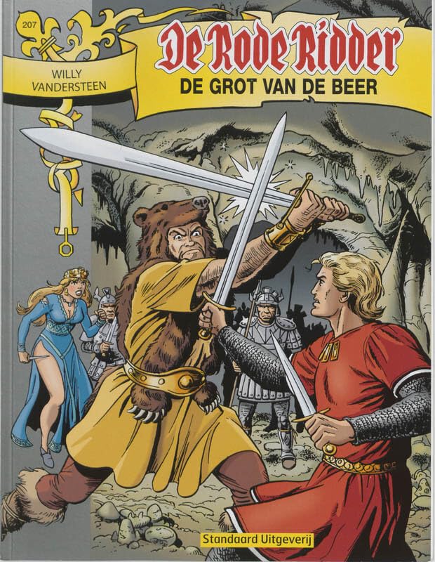 De grot van de beer (De Rode Ridder, 207, Band 207) Manga