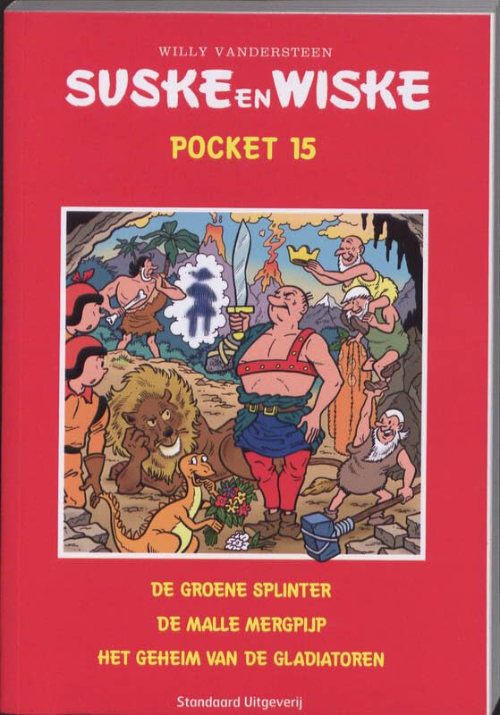 Suske en Wiske pocket: bevat: groene splinter, malle mergpijp, geheim van de gladiatoren Comics & Mangas