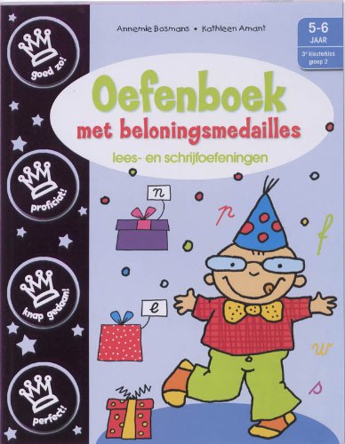 Oefenboek met beloningsmedailles: lees- en schrijfoefeningen Books