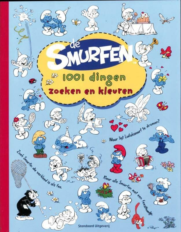 1001 dingen zoeken en kleuren (De Smurfen) Parents & Children
