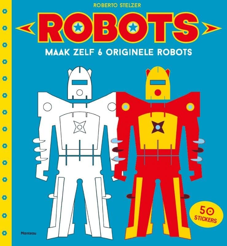 Robots: maak zelf 6 originele robots book