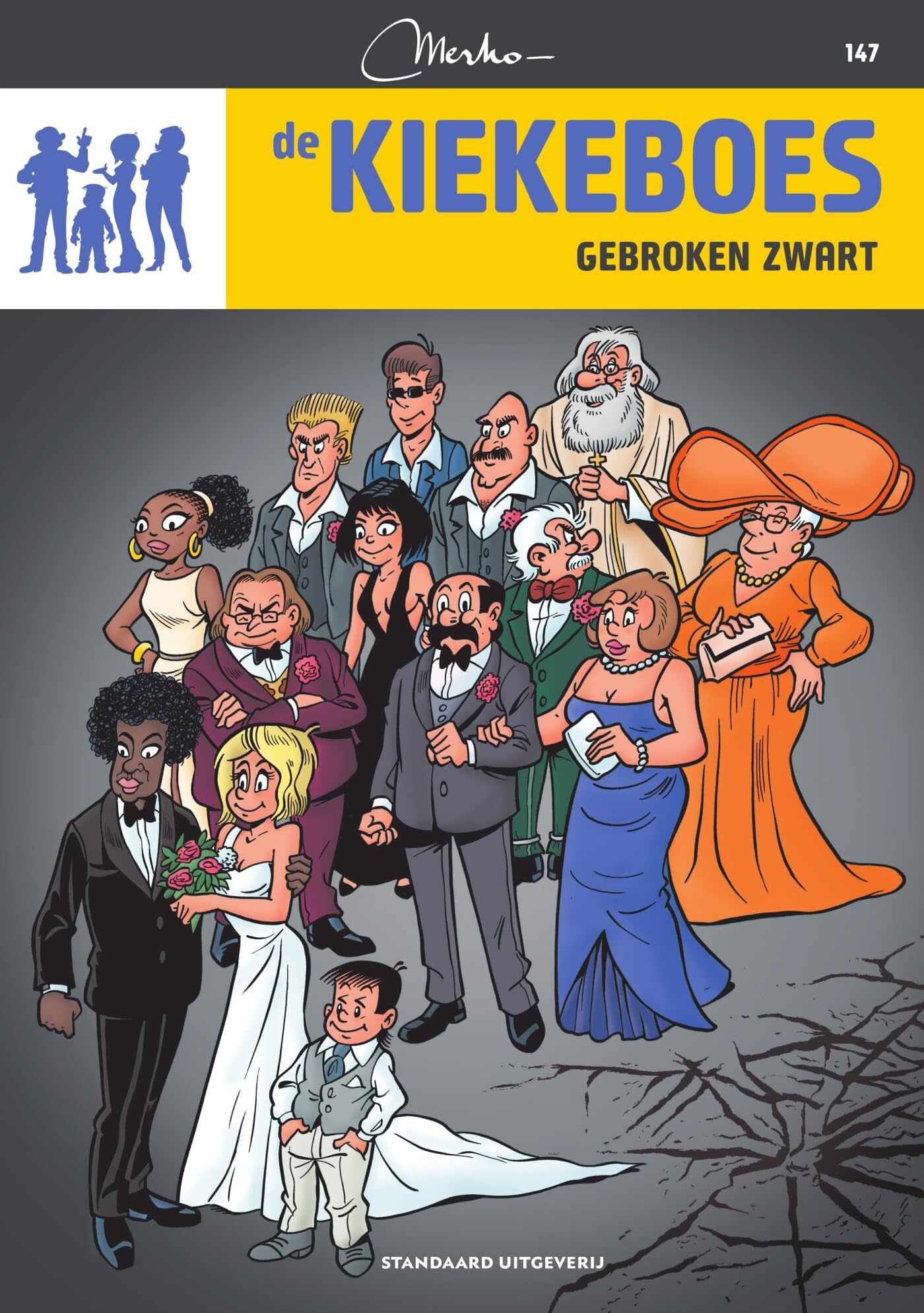 Gebroken zwart (De Kiekeboes, 147) Manga