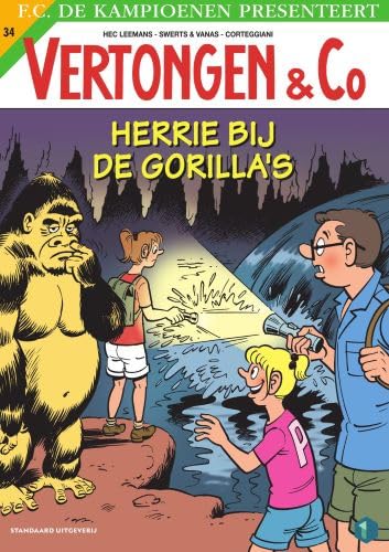 Herrie bij de gorilla's (Vertongen & Co, 34) Manga