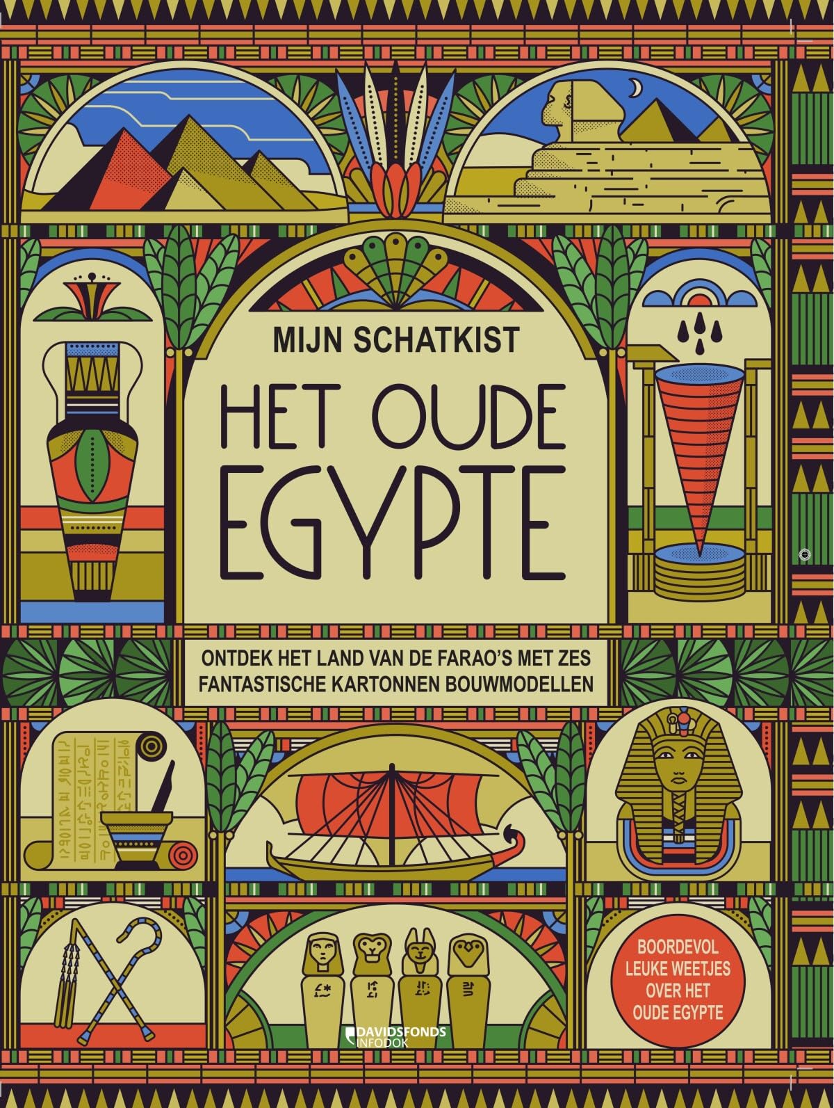 Het oude Egypte: Ontdek het land van de Farao's met zes fantastische kartonnen bouwmodellen book