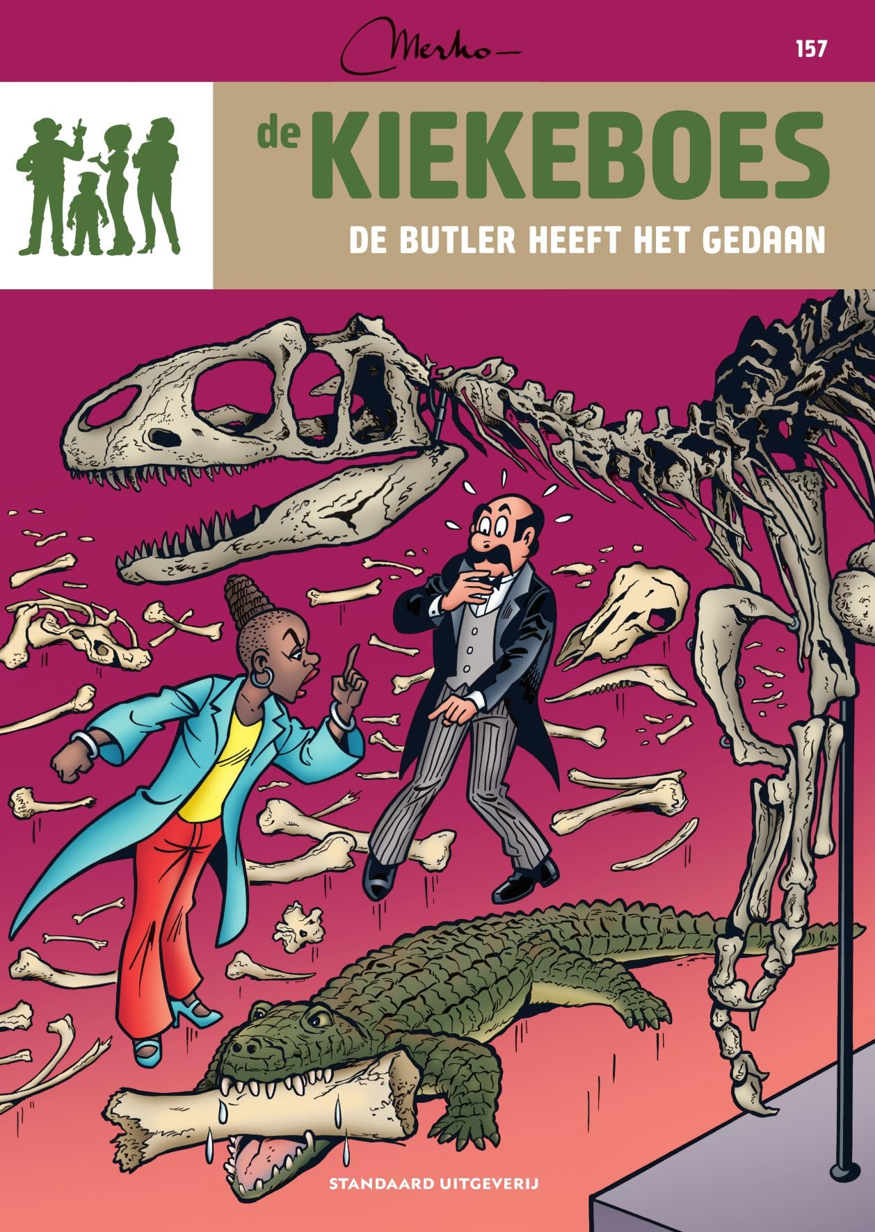 De butler heeft het gedaan (De Kiekeboes, 157) Manga