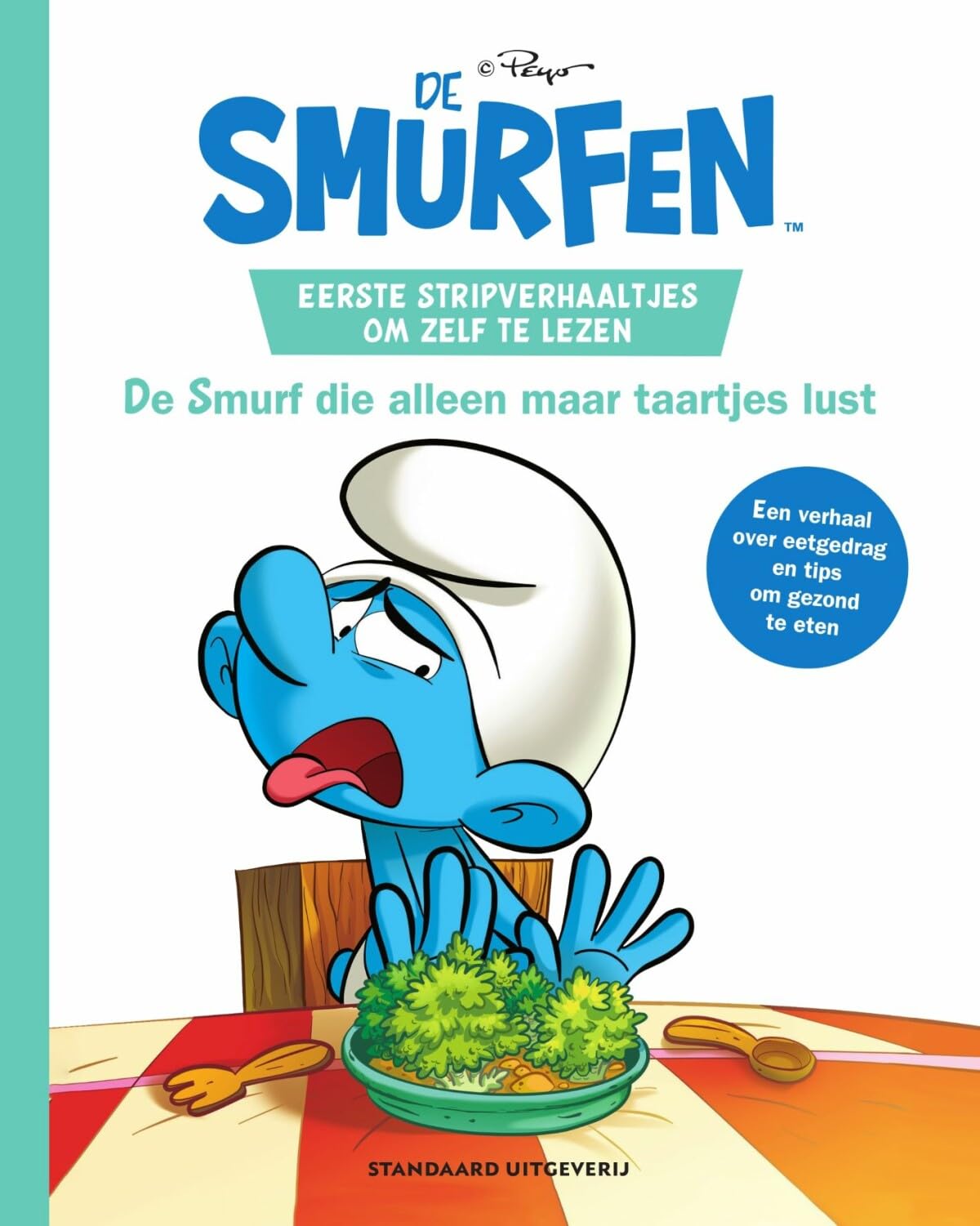 De Smurf die alleen maar taartjes lust book