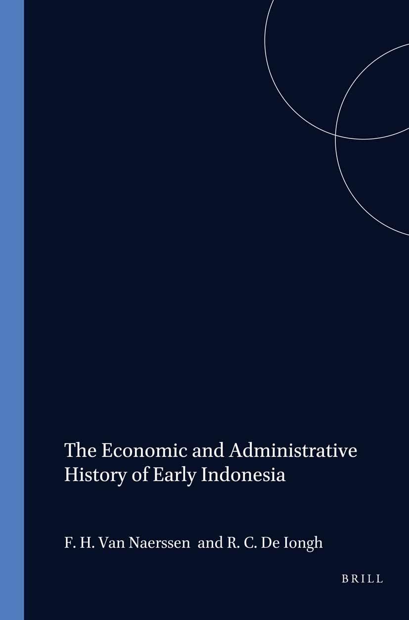 The Economic and Administrative History of Early Indonesia book
