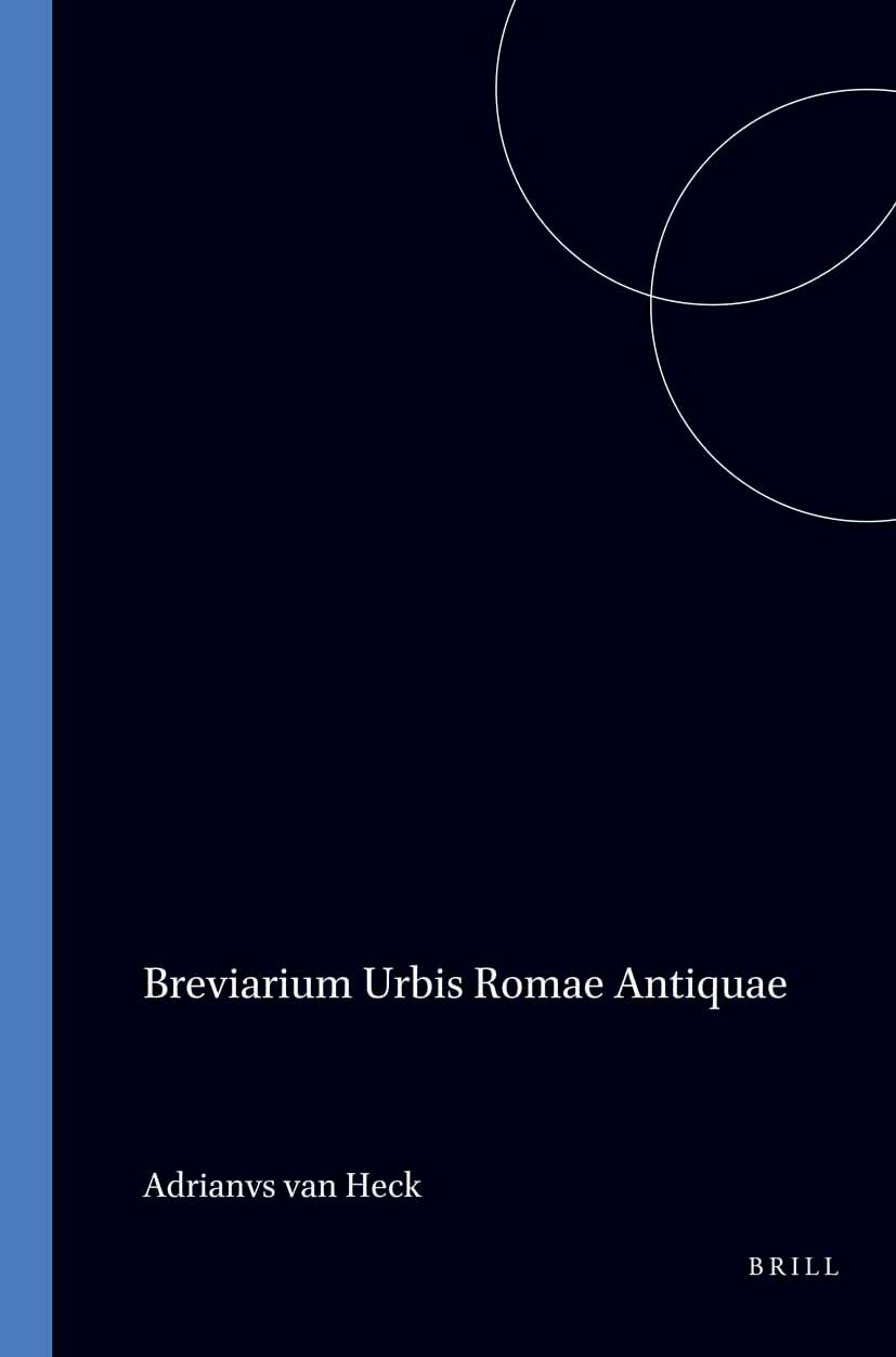 Product Image: Breviarium Urbis Romae Antiquae