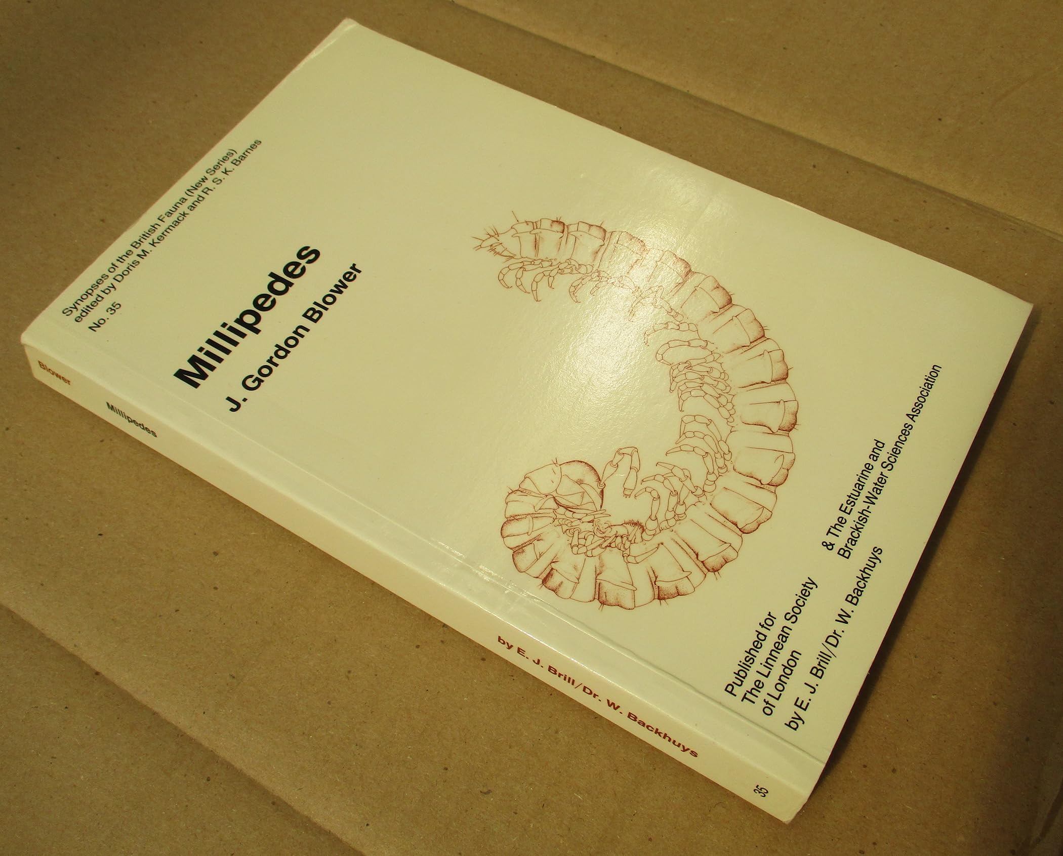Millipedes: Keys and Notes for the Identification of the Species (Synopses of the British Fauna) Natural Sciences