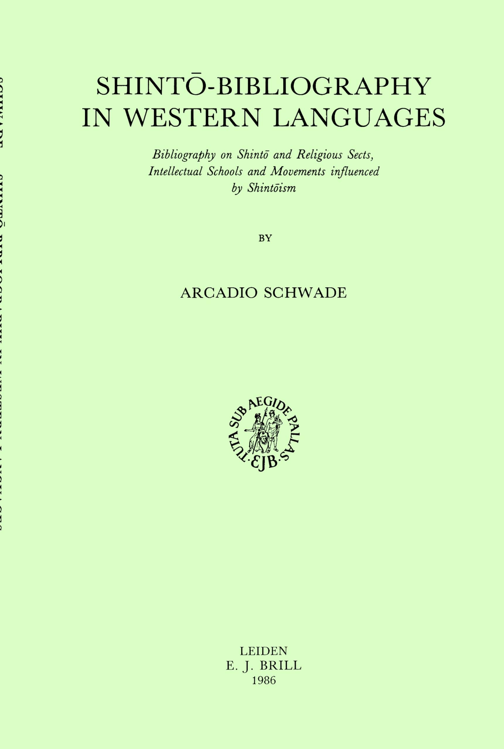 Product Image: Shintō-Bibliography in Western Languages