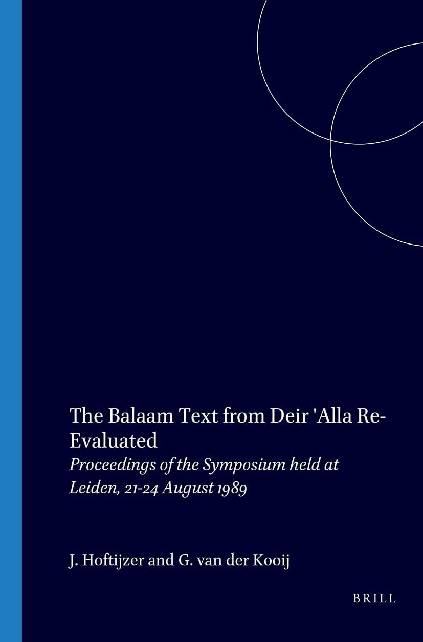 Product Image: The Balaam Text from Deir 'alla Re-Evaluated