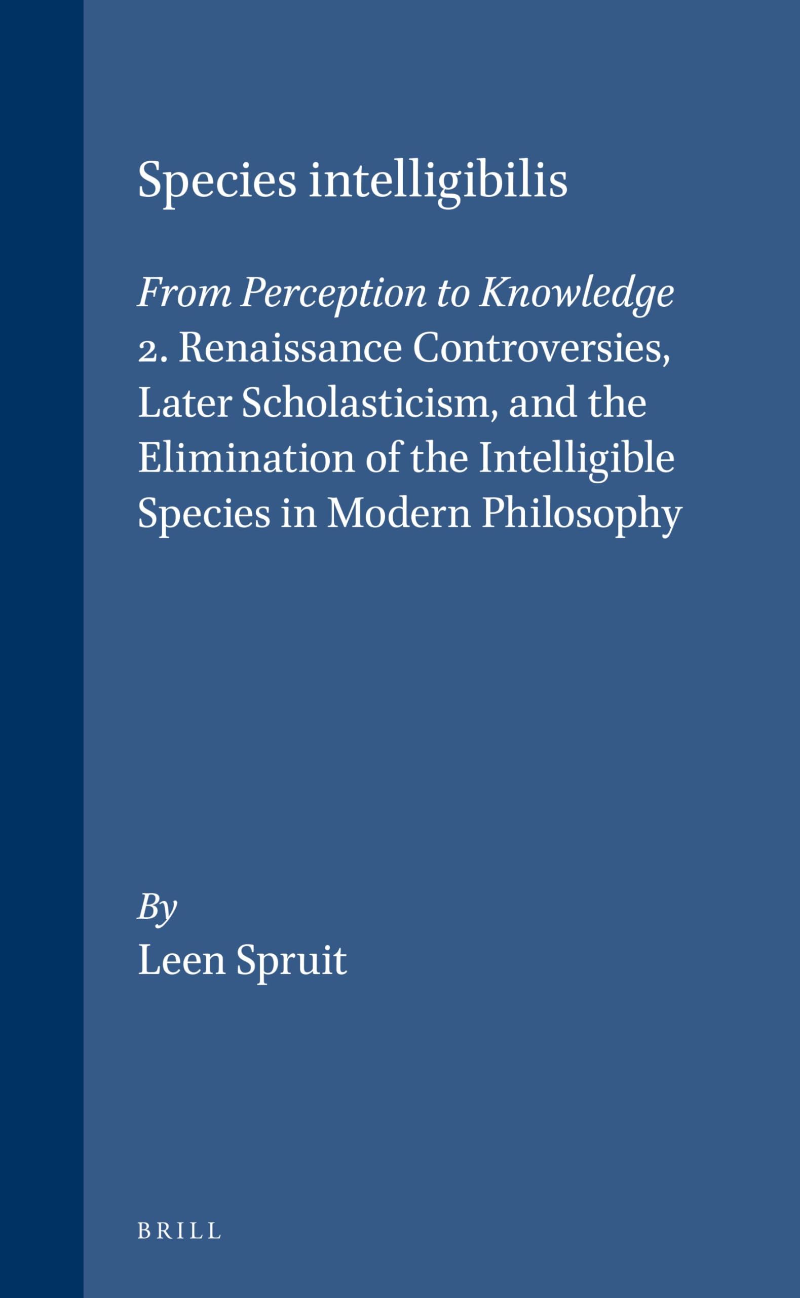 Product Image: Species Intelligibilis: From Perception to Knowledge