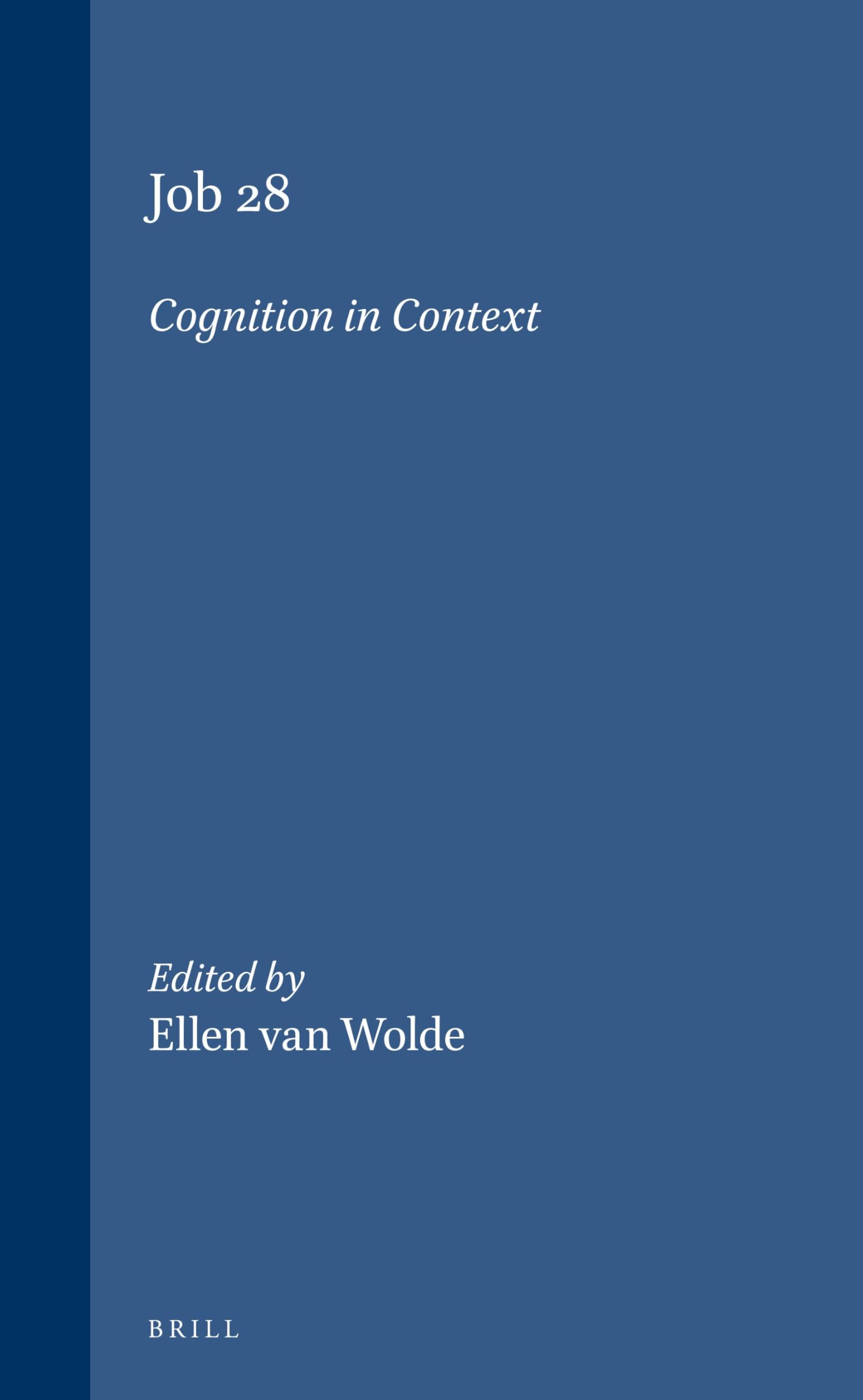 Product Image: Job 28. Cognition in Context