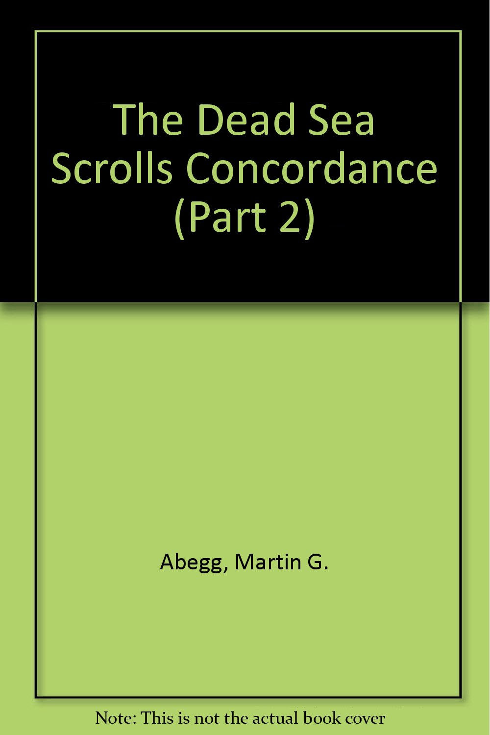 Product Image: The Dead Sea Scrolls Concordance