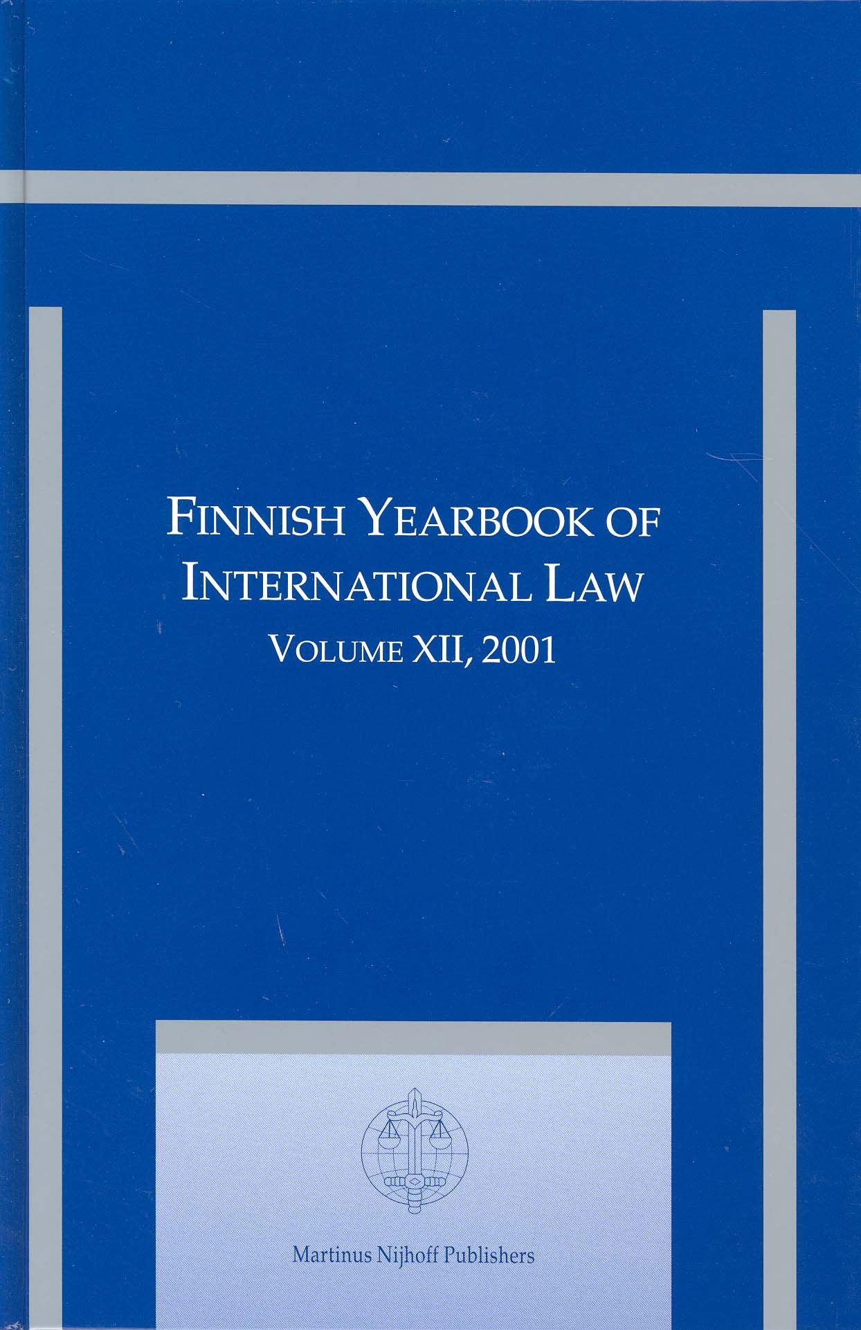 Finnish Yearbook of International Law, Volume 12 (2001) Law