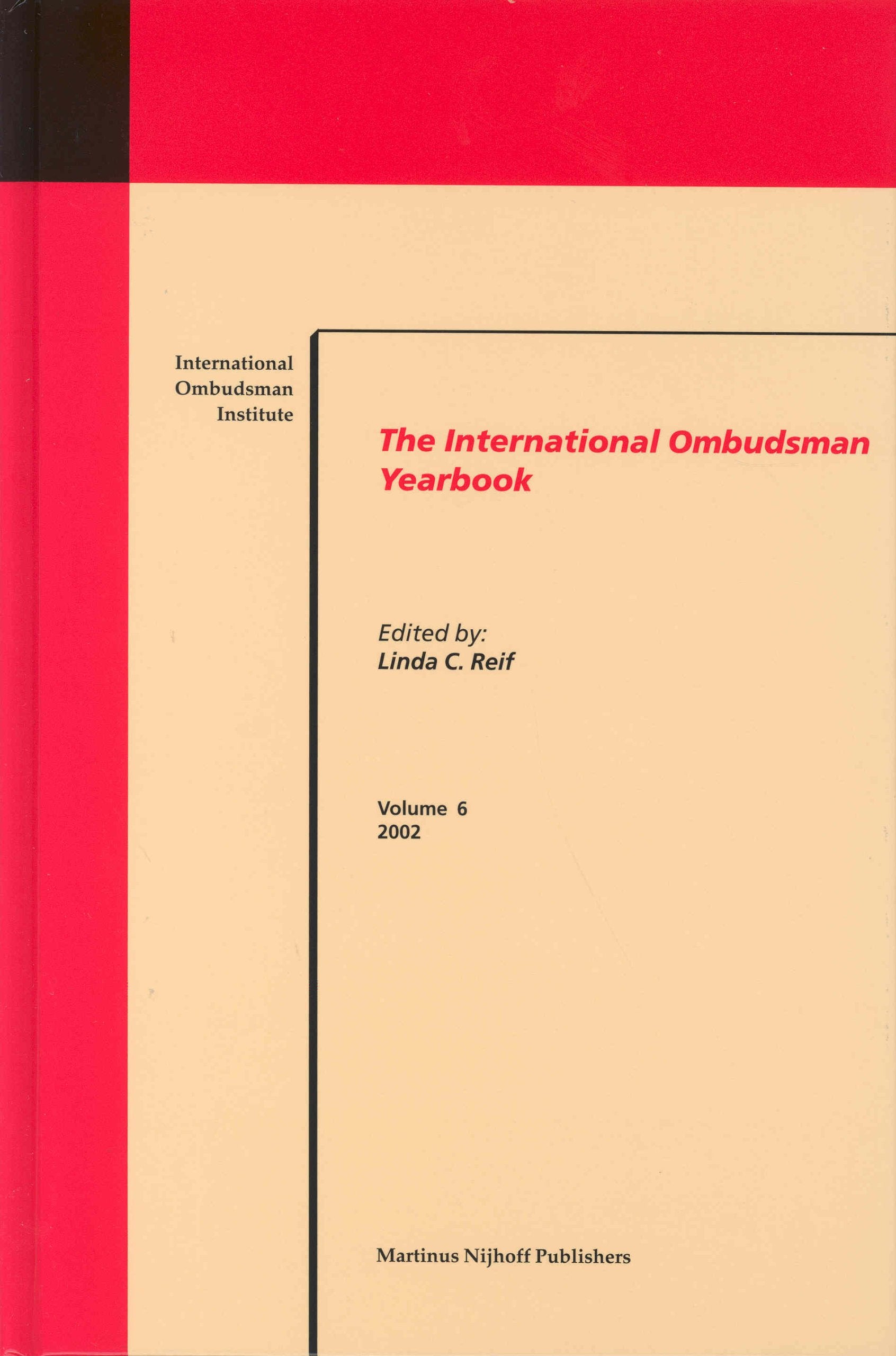 The International Ombudsman Yearbook, Volume 6 (2002) Law