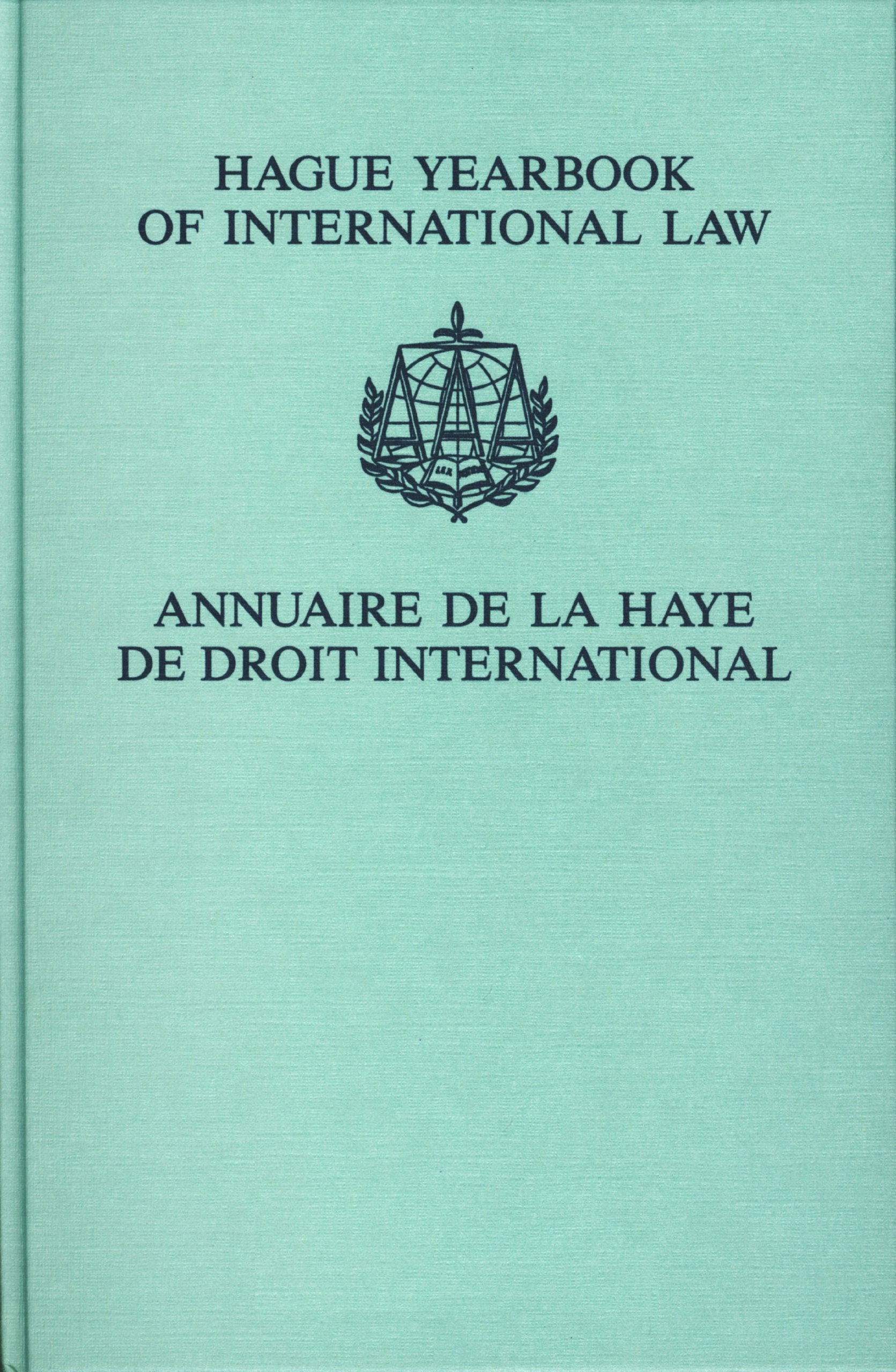 Hague Yearbook of International Law / Annuaire de la Haye de Droit International, Vol. 16 (2003) Law
