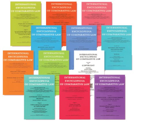 International Encyclopedia of Comparative Law, Instalment 38 Law