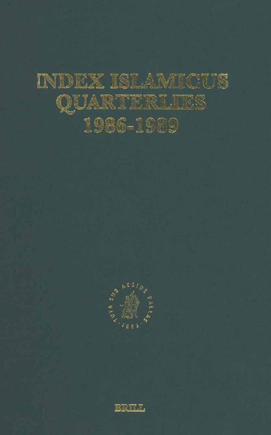 Index Islamicus Quarterlies 1986-1989 (Index Islamicus Yearbooks) Books