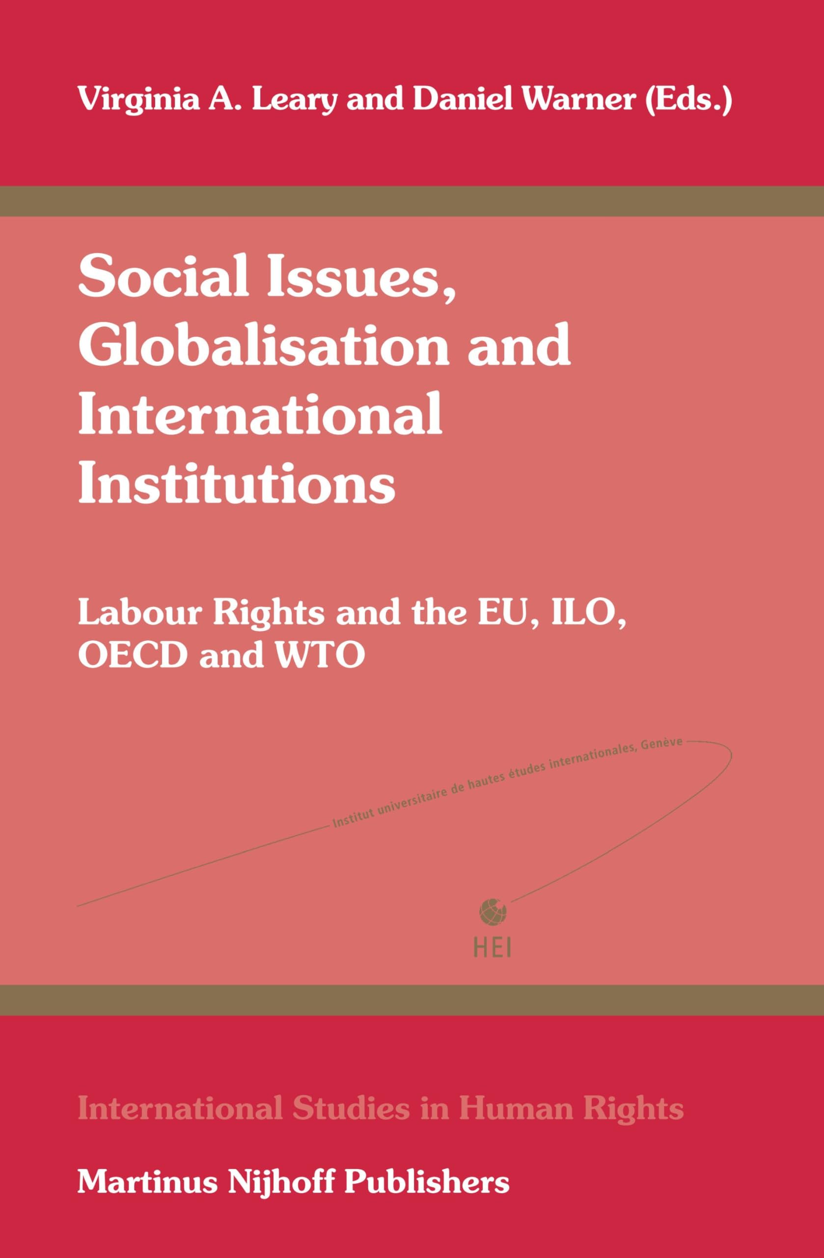 Social Issues, Globalisation and International Institutions Law