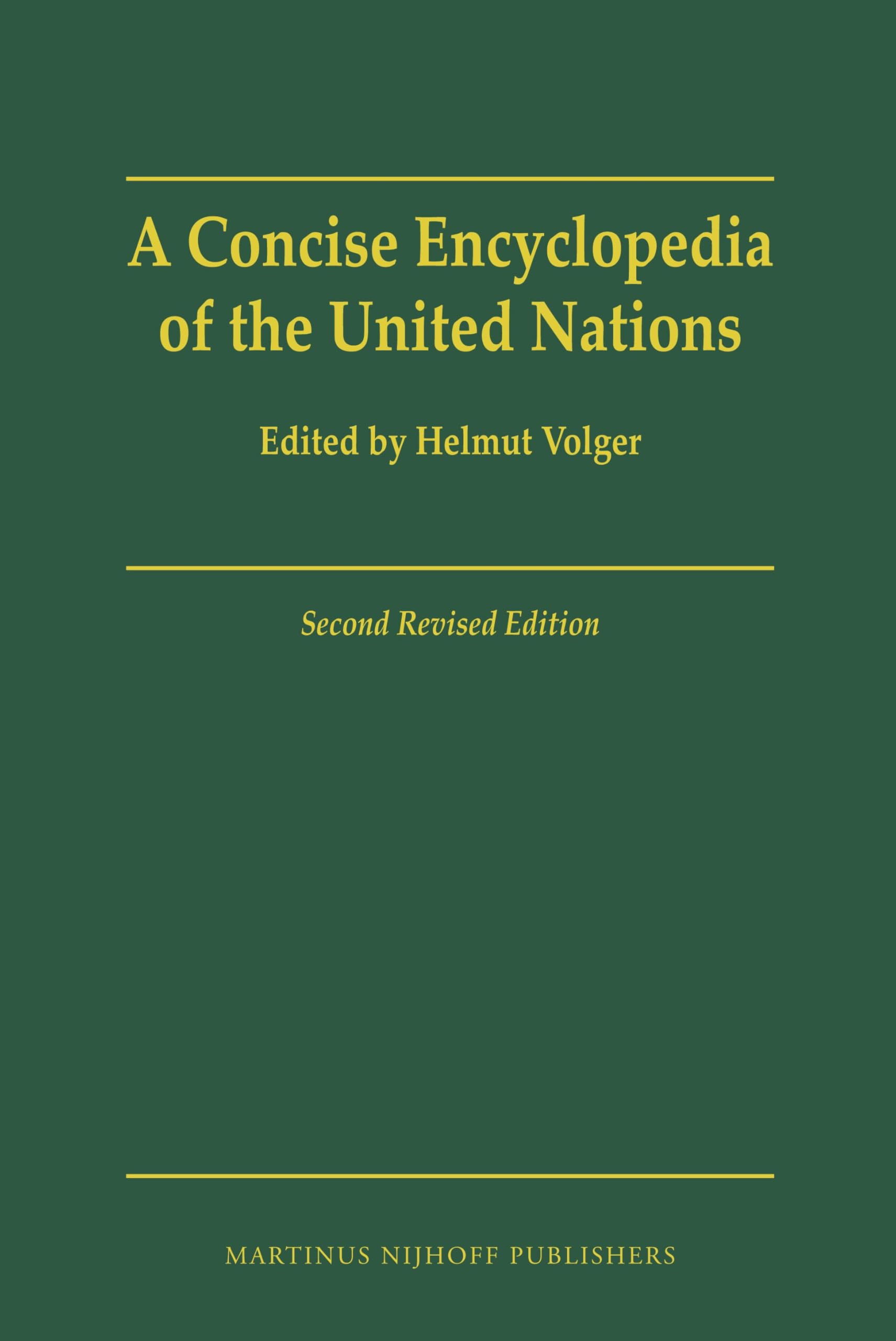 A Concise Encyclopedia of the United Nations book