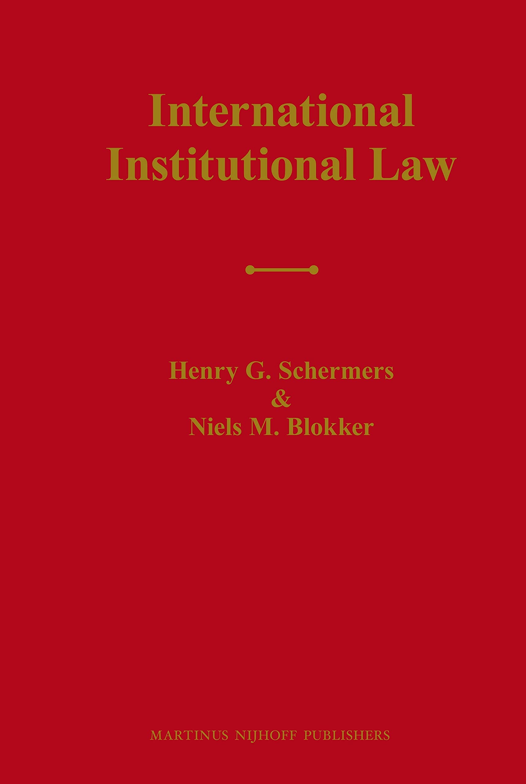 International Institutional Law Law