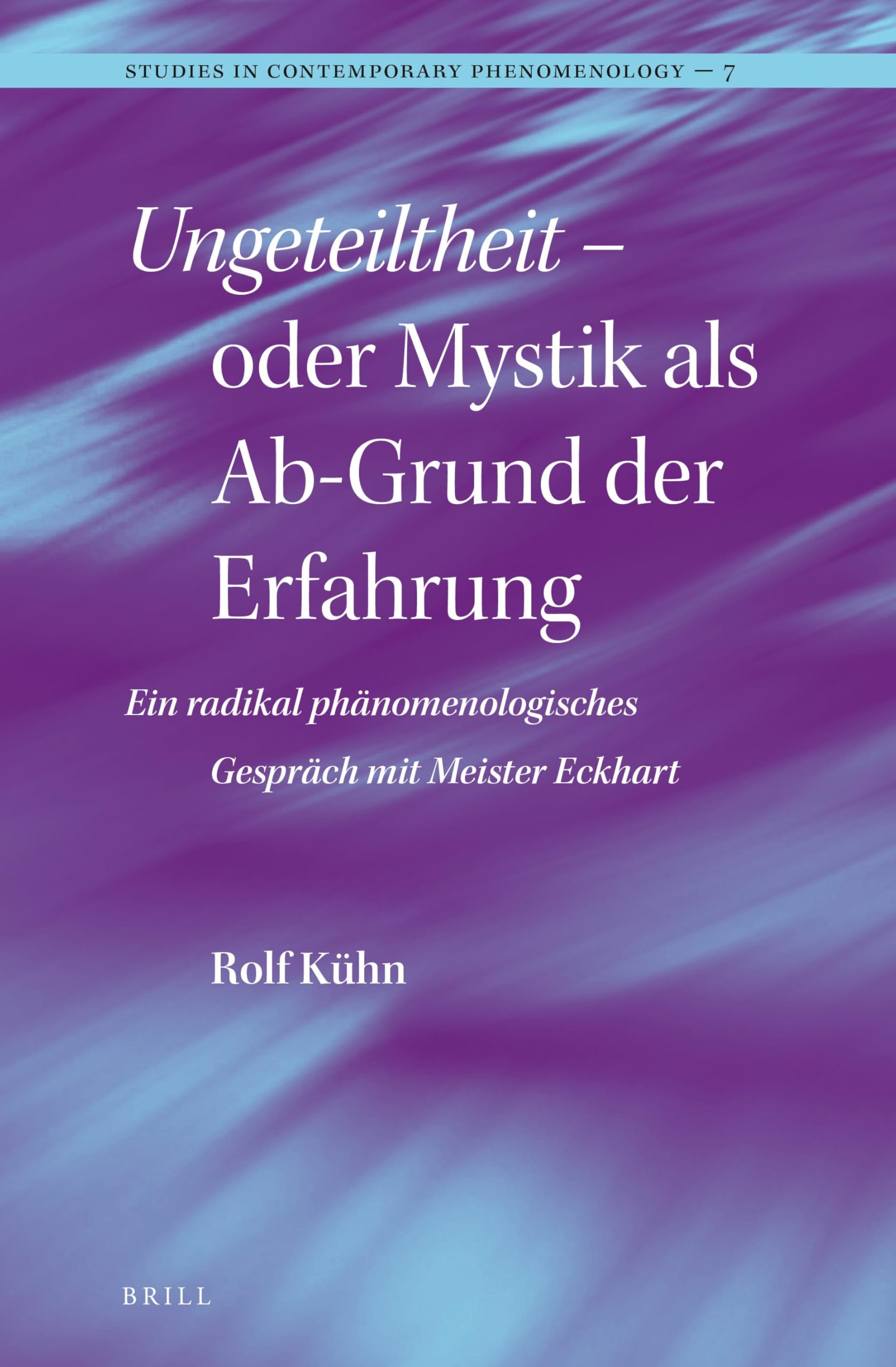 Ungeteiltheit - Oder Mystik ALS Ab-Grund Der Erfahrung: Ein Radikal Phänomenologisches Gespräch Mit Meister Eckhart Religion & Esotericism