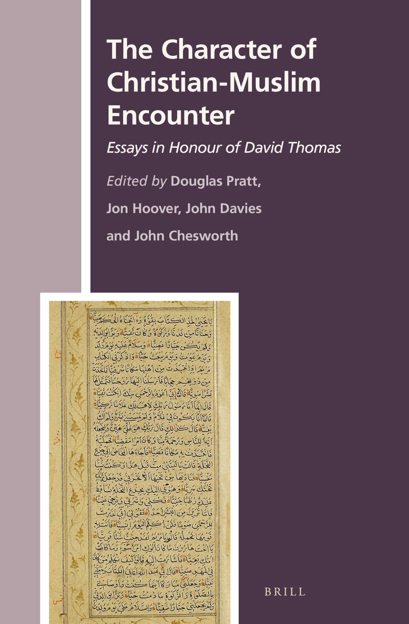 The Character of Christian-Muslim Encounter Religion & Esotericism