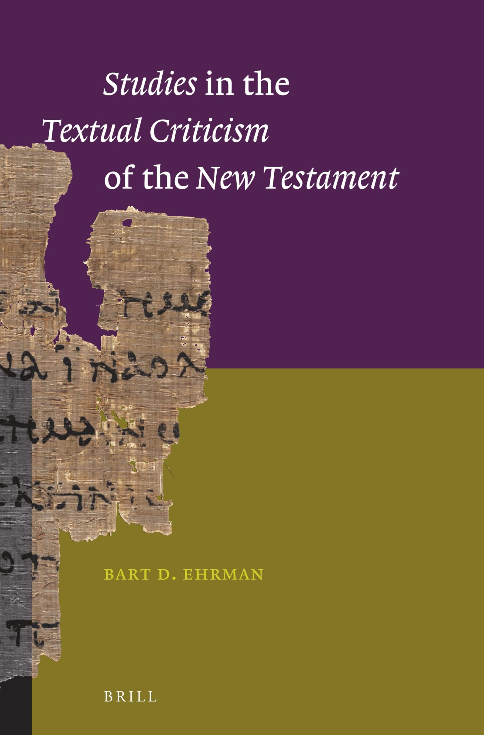 Studies in the Textual Criticism of the New Testament Social Sciences