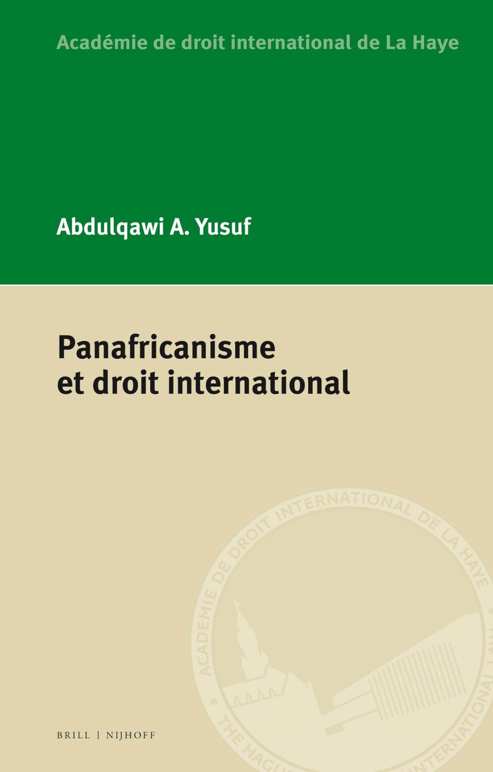 Panafricanisme et droit international book