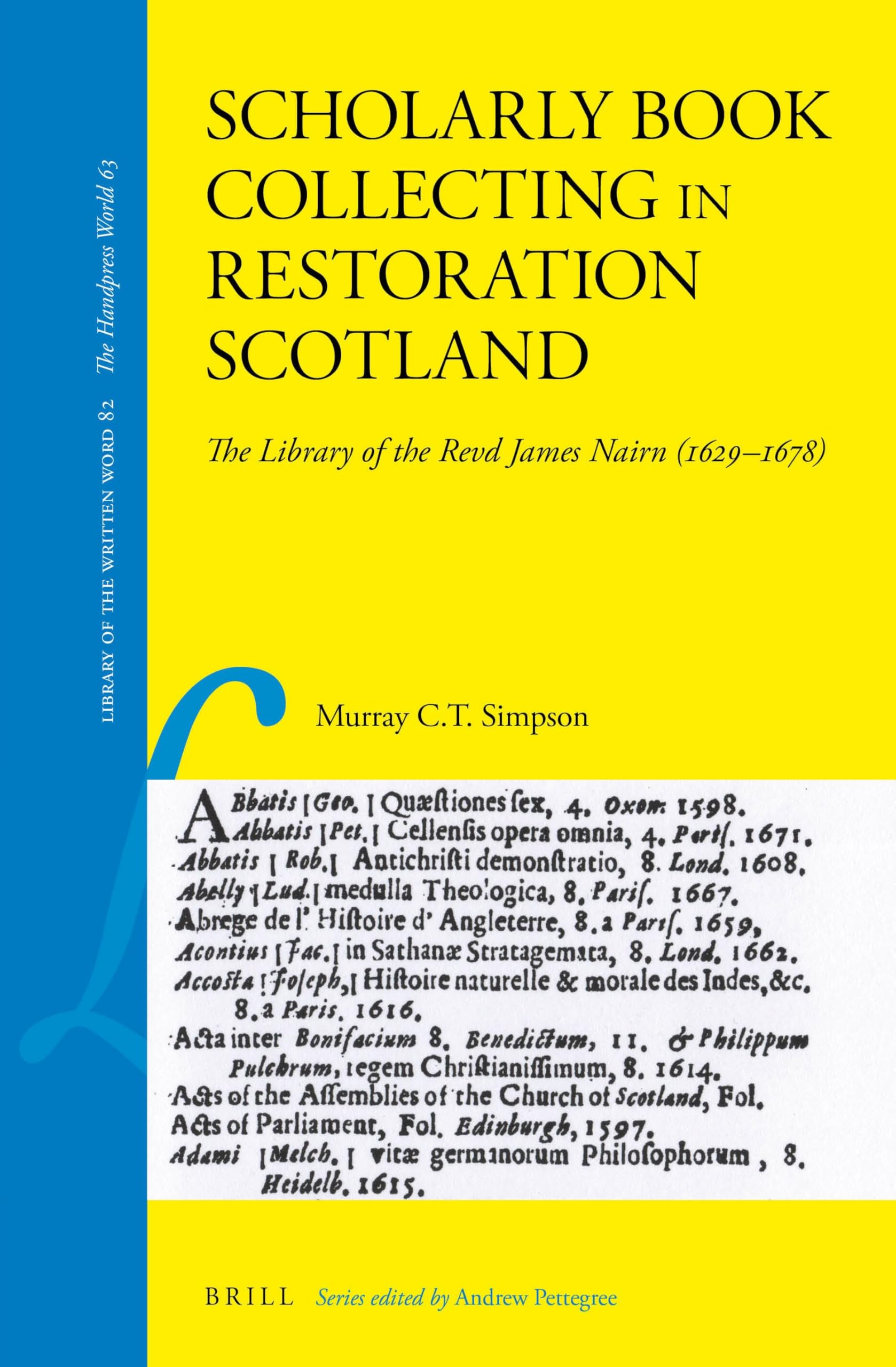 Scholarly Book Collecting in Restoration Scotland book