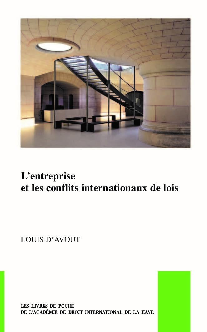 L entreprise et les Conflits Internationaux de Lois book