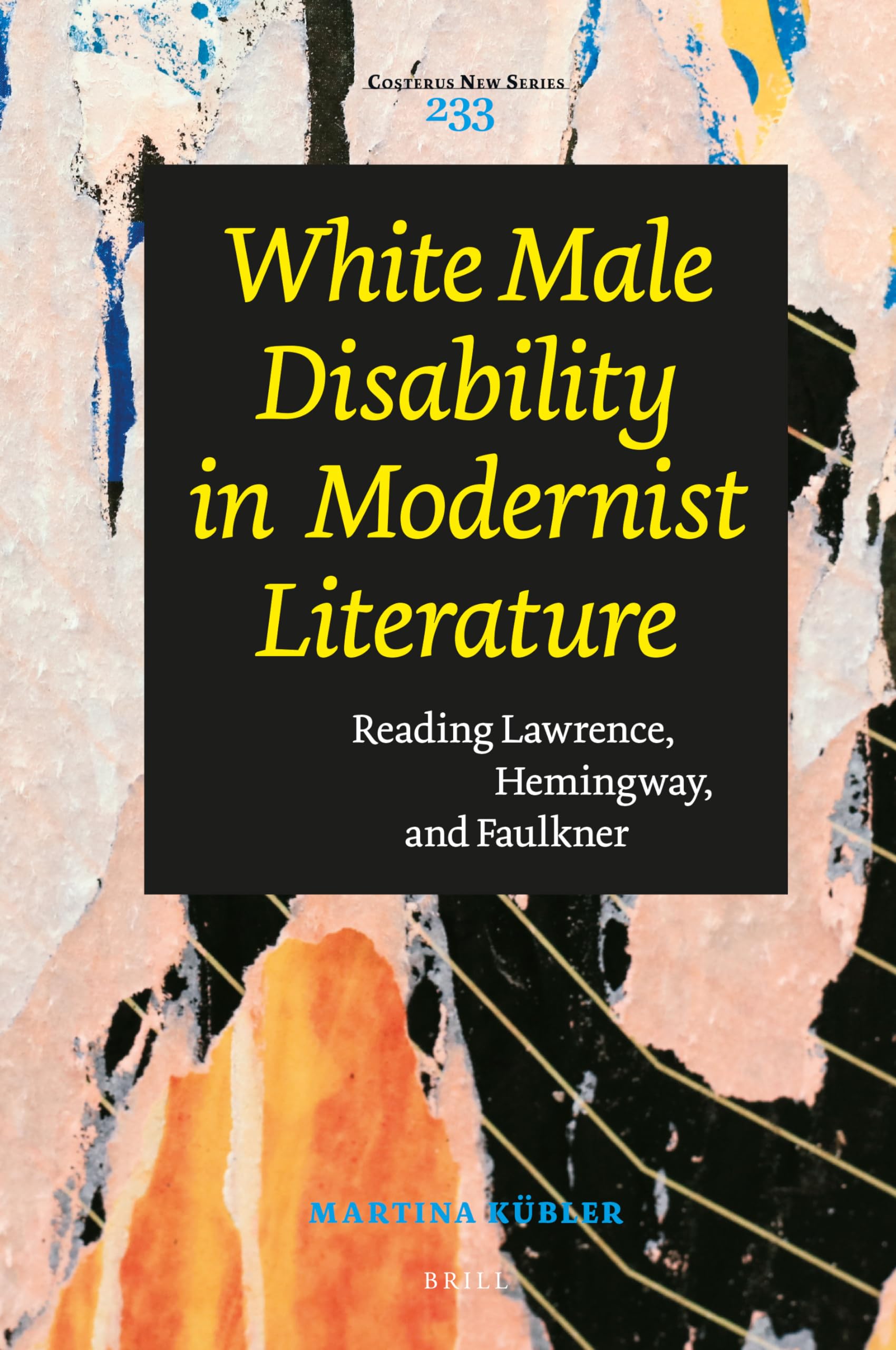 White Male Disability in Modernist Literature: Reading Lawrence, Hemingway, and Faulkner (Costerus New, 233) Social Sciences
