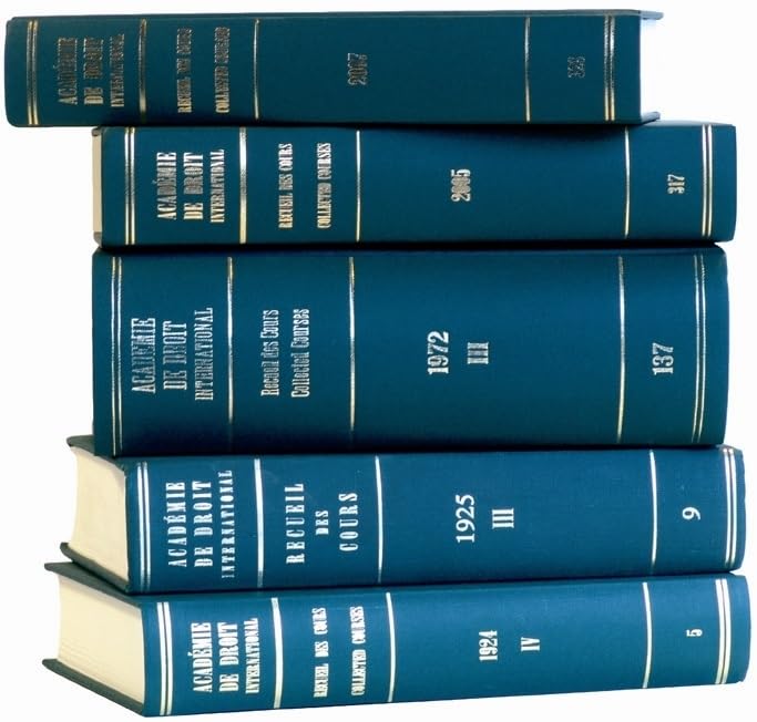 Recueil Des Cours/ Collected Courses book