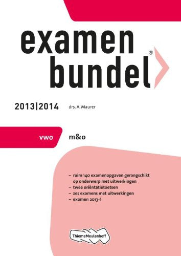 Examenbundel 2013/2014 Vwo m&o book
