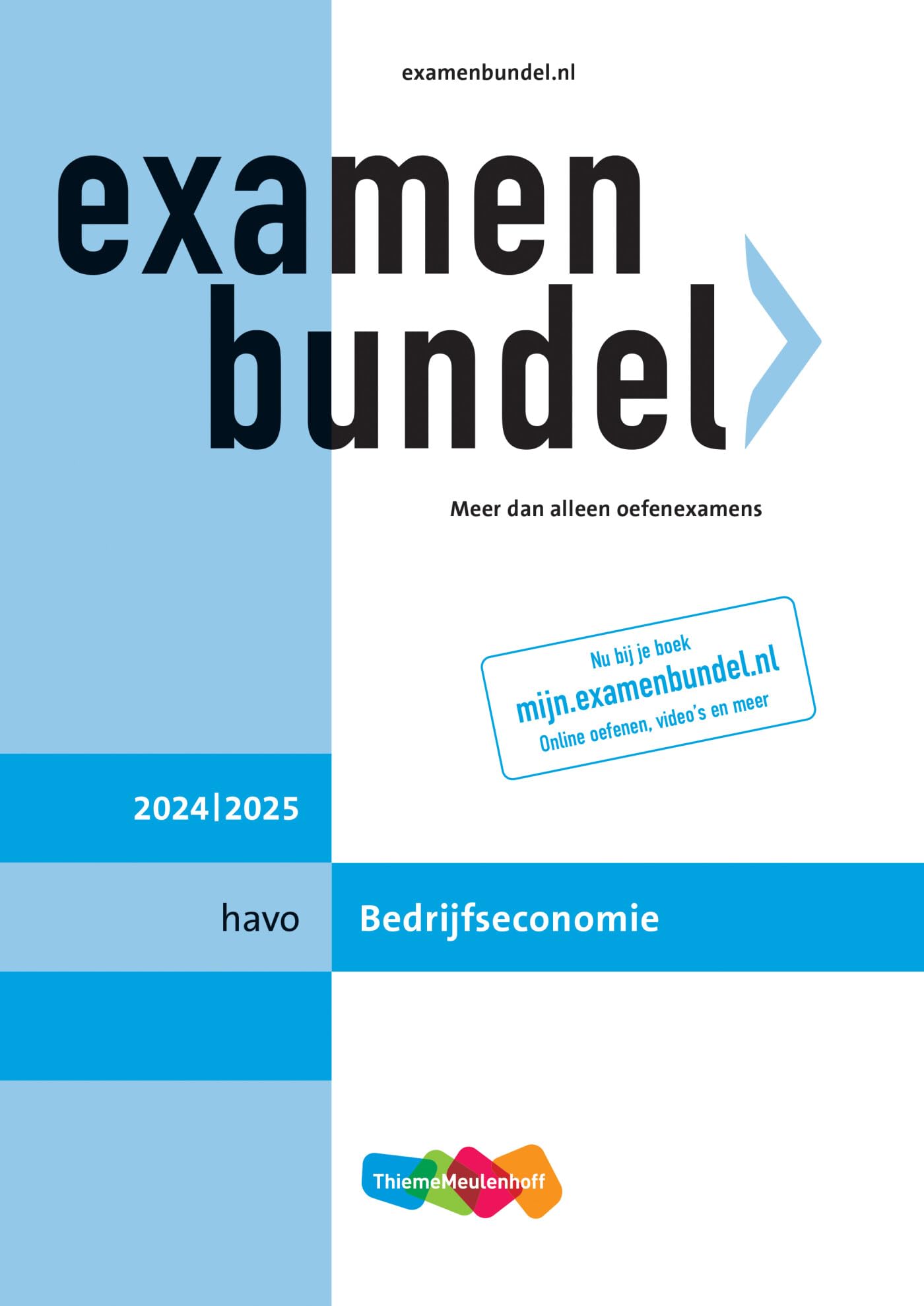 Examenbundel online + boek havo Bedrijfseconomie 2024/2025 Study Guides