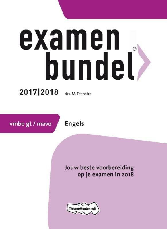 Examenbundel vmbo-gt/mavo Engels 2017/2018: jouw beste voorbereiding op je examen in 2018 book